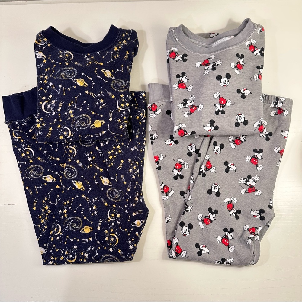 Janie & Jack Space + Mickey PJs 6